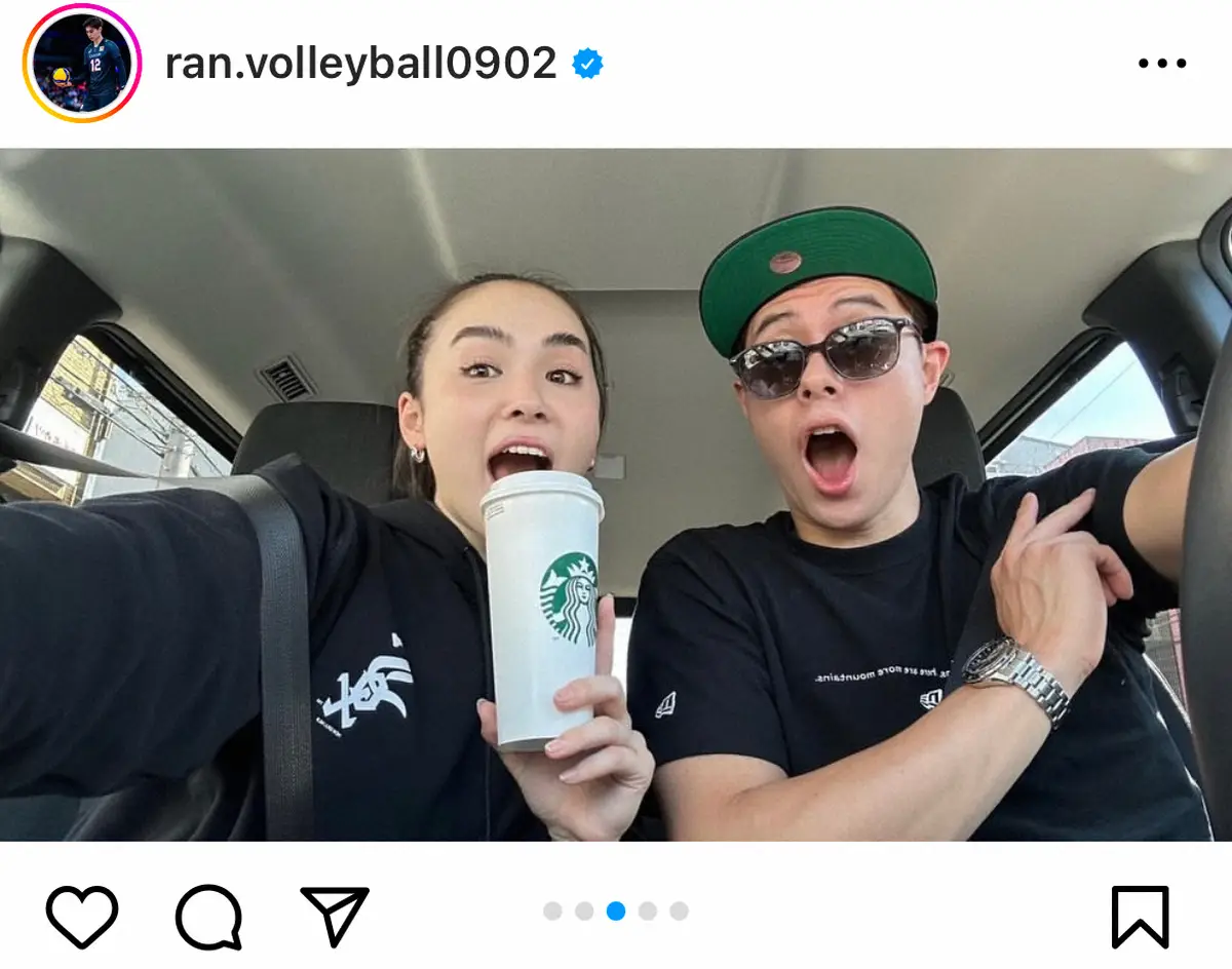 高橋藍公式インスタグラム（＠ran.volleyball0902）から - スポニチ