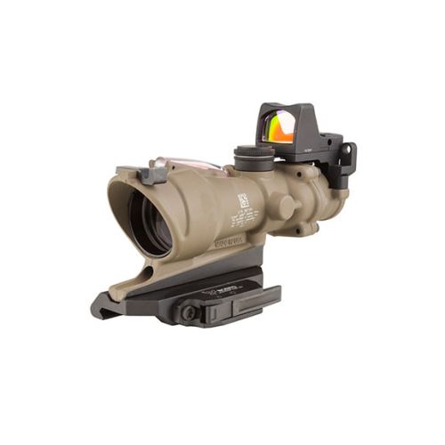 Trijicon ACOG 4x32 TA31ECOS in FDE Combo Dual Illuminated Red