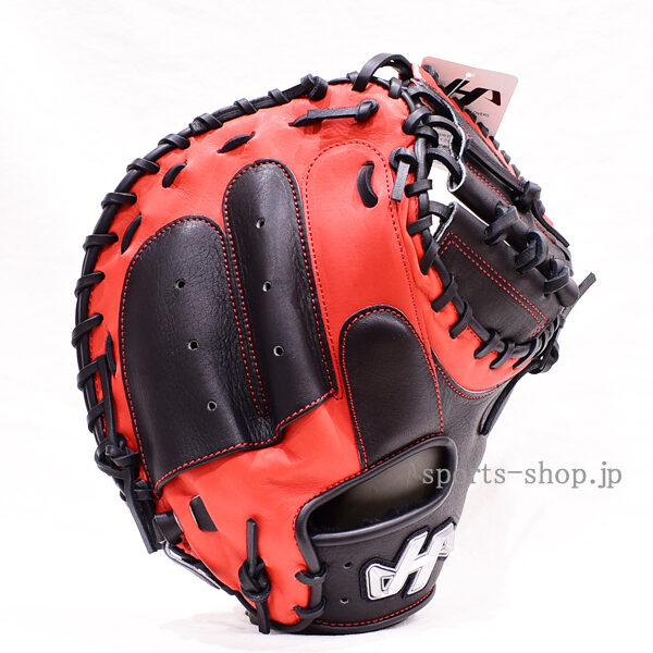 ハタケヤマ 限定品 2023 PRO-M08 D ブラック×レッド M8 捕手用 軟式