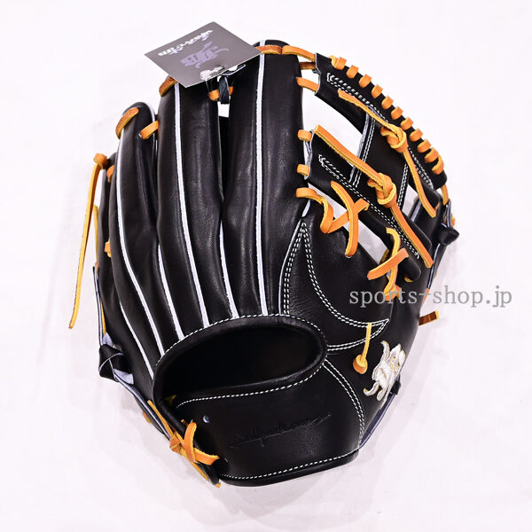 和牛JB 硬式用 JB-004S 内野手用 ブラック タン紐 硬式 グローブ 和牛