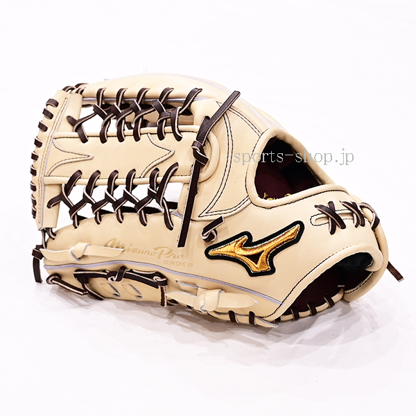 ミズノプロ 硬式用 オーダー 外野手用 AXI ブロンド 左投げ用 ショック