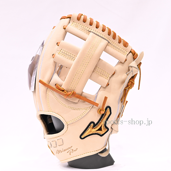 ミズノプロ 硬式用 1AJGH29833 ブロンド×コルク 8059 内野手用 5DNA