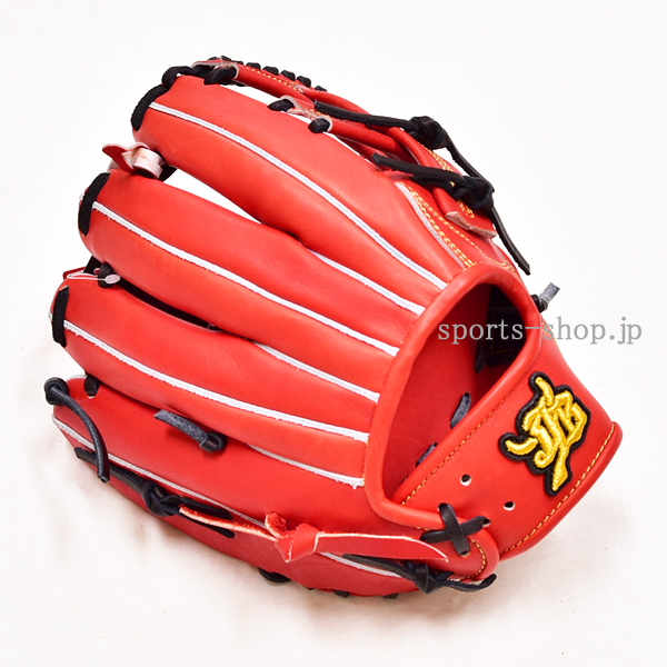 和牛JB 硬式用 JB-J005 内野手用 パワーオレンジ 黒紐 ジュニア用 硬式