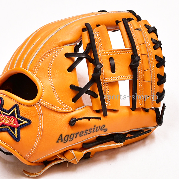 久保田スラッガー KSN-J6 少年軟式用 オレンジ×ブラック紐 C-1116 店舗