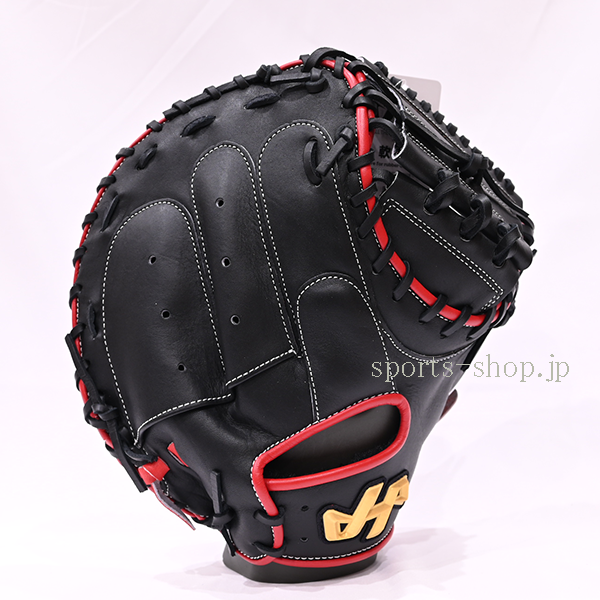ハタケヤマ 限定品 PRO-M8 E ブラック×レッド シェラームーブ 捕手用