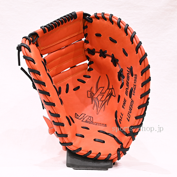 ハタケヤマ ファーストミット TH-F01VB Vオレンジ F1型 軟式用 右投げ