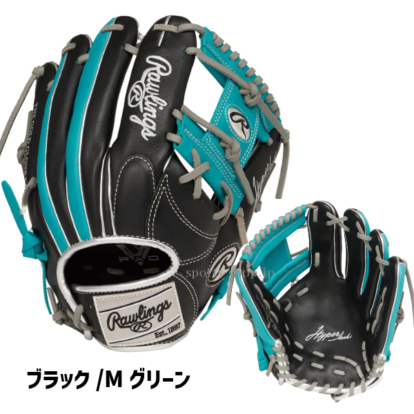 ローリングス 軟式用 グラブ 内野手用 HYPER TECH GR5HTCN62 ブラック