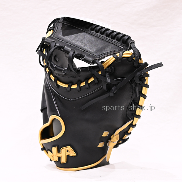 ハタケヤマ 甲斐モデル ブラック×ゴールド TH-SH19GS 捕手用 M19 軟式