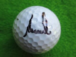 渋野日向子HINAKO SHIBUNOプロ直筆サイン ゲーム実使用 Titleistオウン