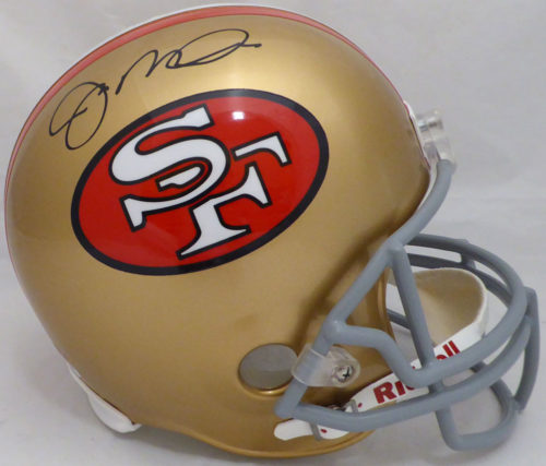 ジョーモンタナJOE MONTANA 49ers 直筆サインレプリカヘルメット