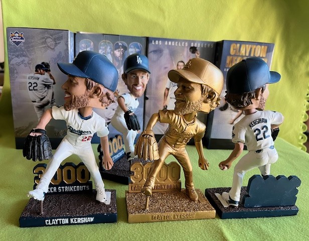 CLAYTON KERSHAW カーショウ ボブルヘッドとJoe Davis アウトレット