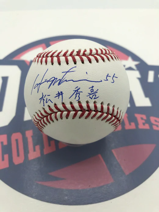 値下げ＊鑑定書付 元NYメッツ 松井稼頭央 2004年直筆サインボール MLB