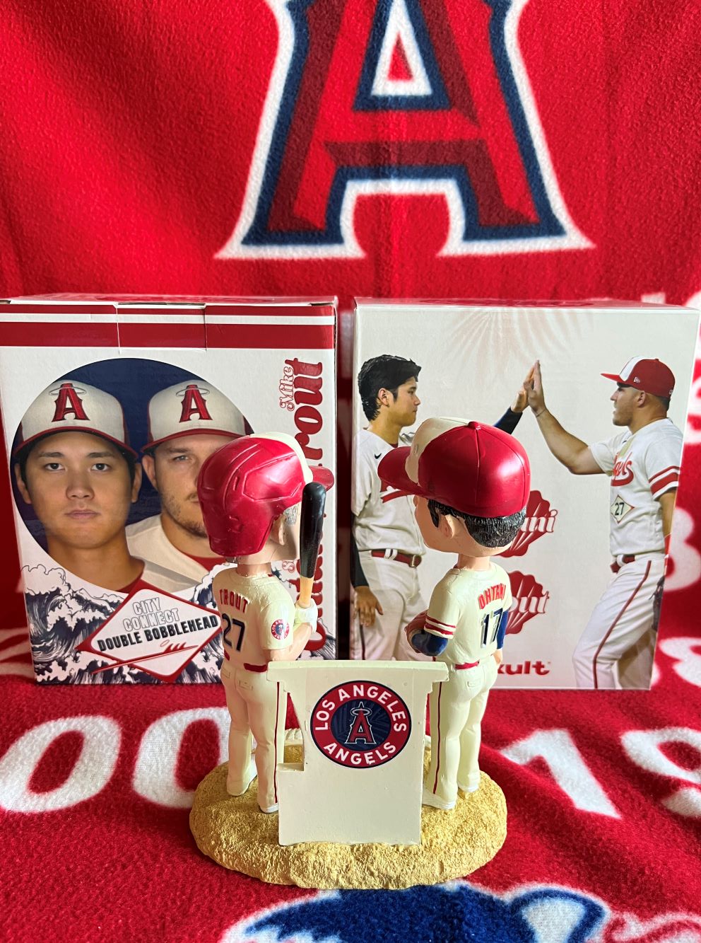 B*ー様 大谷翔平/マイク・トラウト ダブルボブルヘッド球場配布非売品