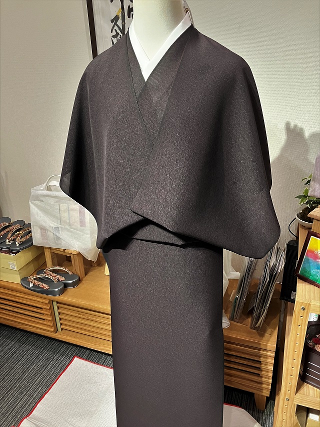 単衣・夏 伊勢型小紋 六谷梅軒 魔除鮫 和服・和装小物の通販・お洒落で