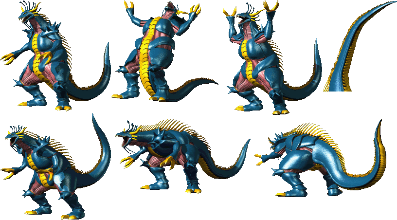 Barugaron - Godzilla: Trading Battle (JPN) - PlayStation - The