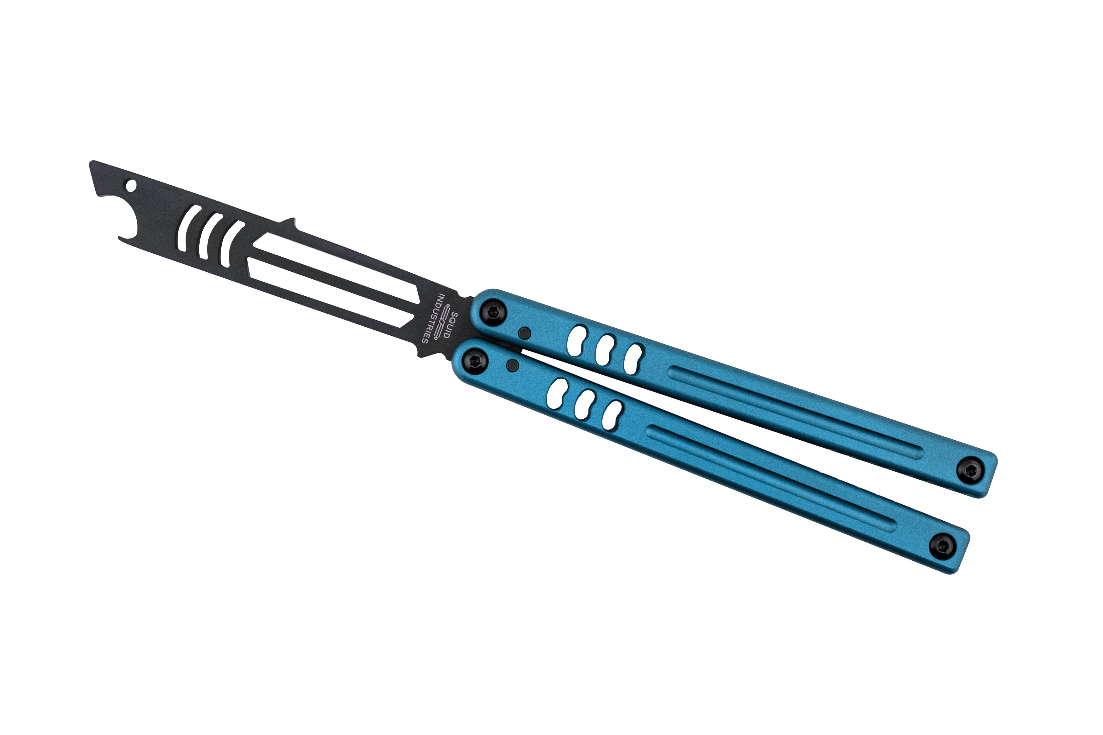 Blemished Mako V5 Bottle Opener Balisong Fidget Skill Toy | Squid