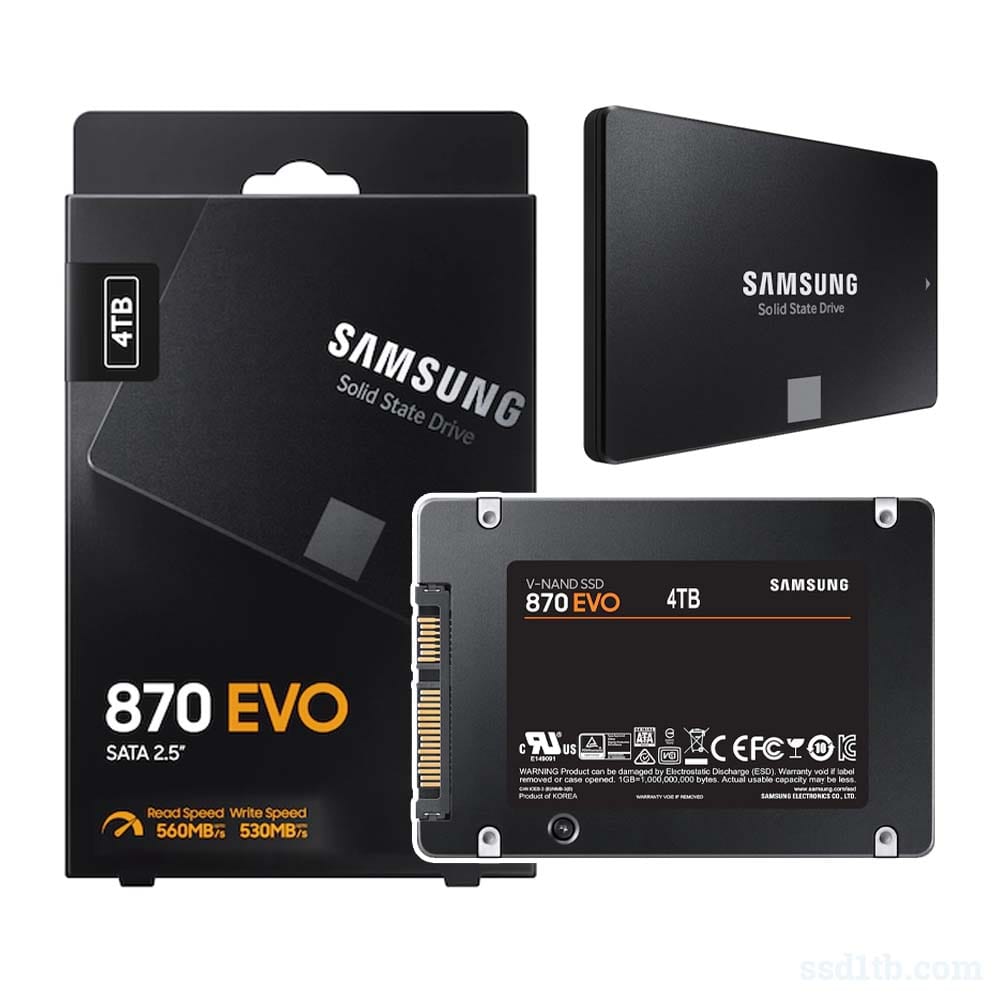 SAMSUNG 870 EVO 4TB 2.5 Inch SATA III Internal SSD