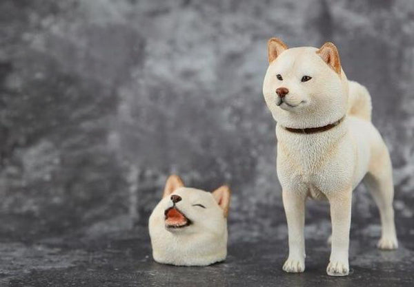 Japanese Shiba Inu with Two Heads - 1/6th Scale Figure – Stubborn
