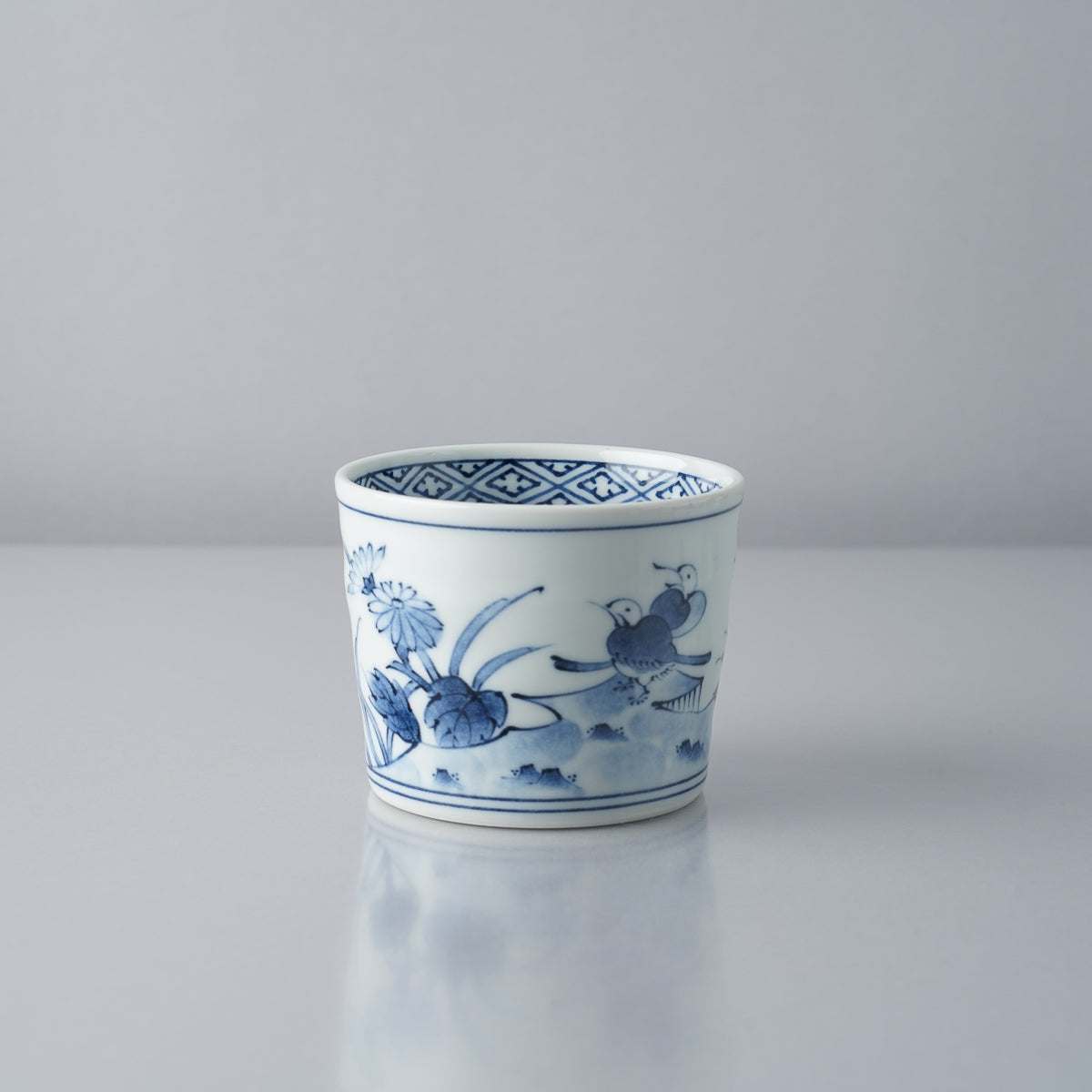 波佐見焼 染付 手彫そば猪口 190ml 高山陶器の通販｜Studio1156