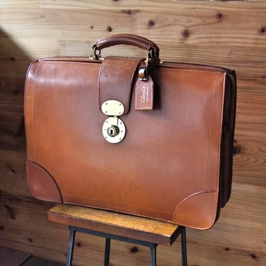 極上☆ロイズラゲッジ【☆英国製/ブライドルレザー仕様】ダレスバッグ