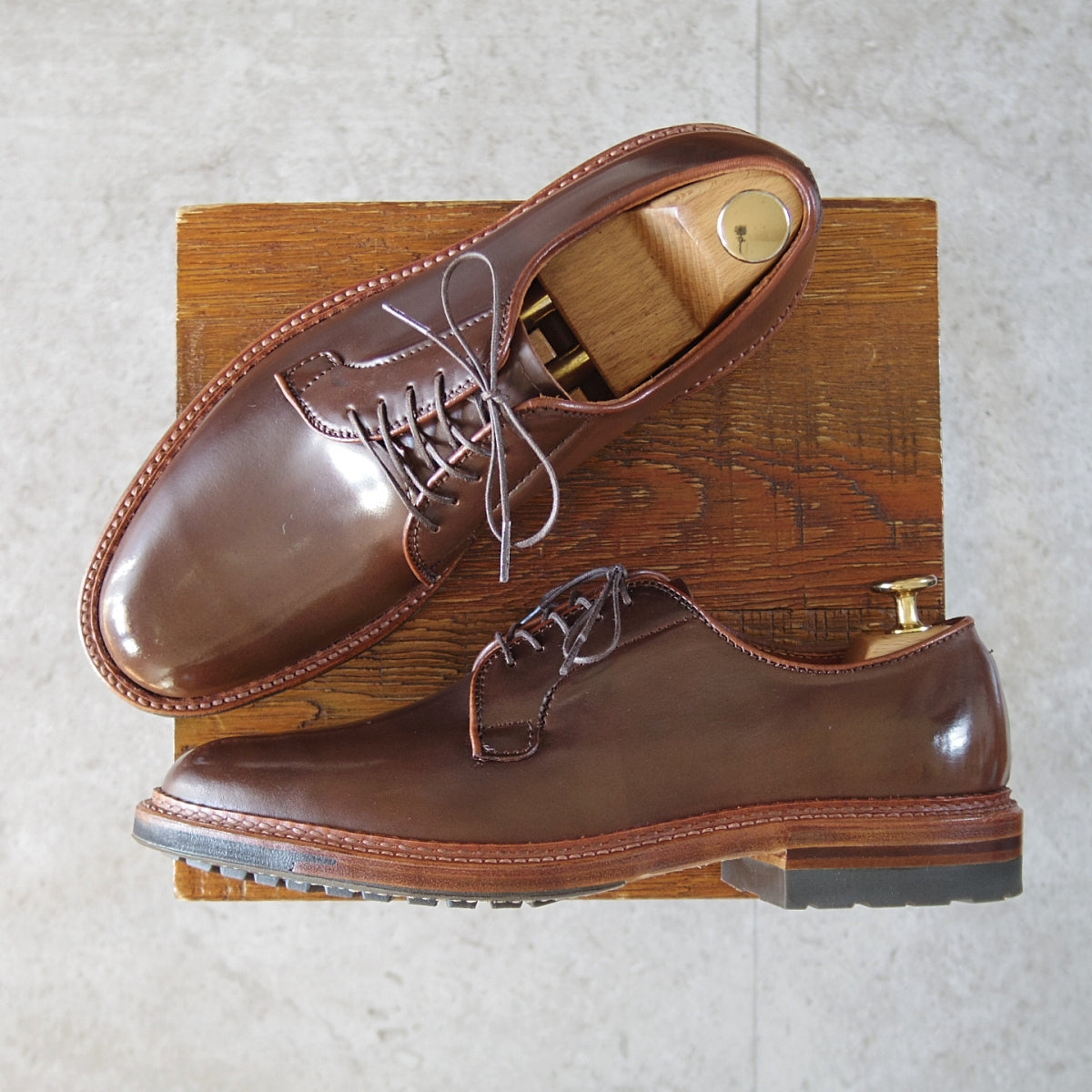 オールデン 8D【コードバン仕様/990/バーガンディー】 | 高級中古革靴