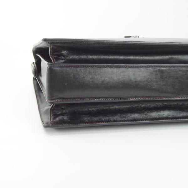 極上☆ダンヒル/dunhill【イタリア製☆レザー/ダレスバッグ/黒】メンズ