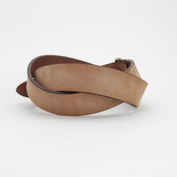 ブルネロクチネリ Mサイズ【レザー/ベルト/茶/ヌバック/本革】 | 高級