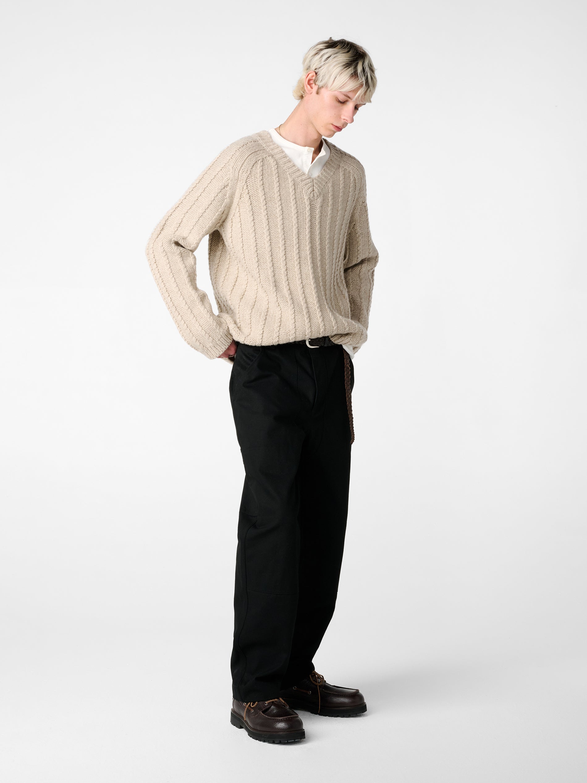 Sussex Knit in Oatmeal – Studio Nicholson