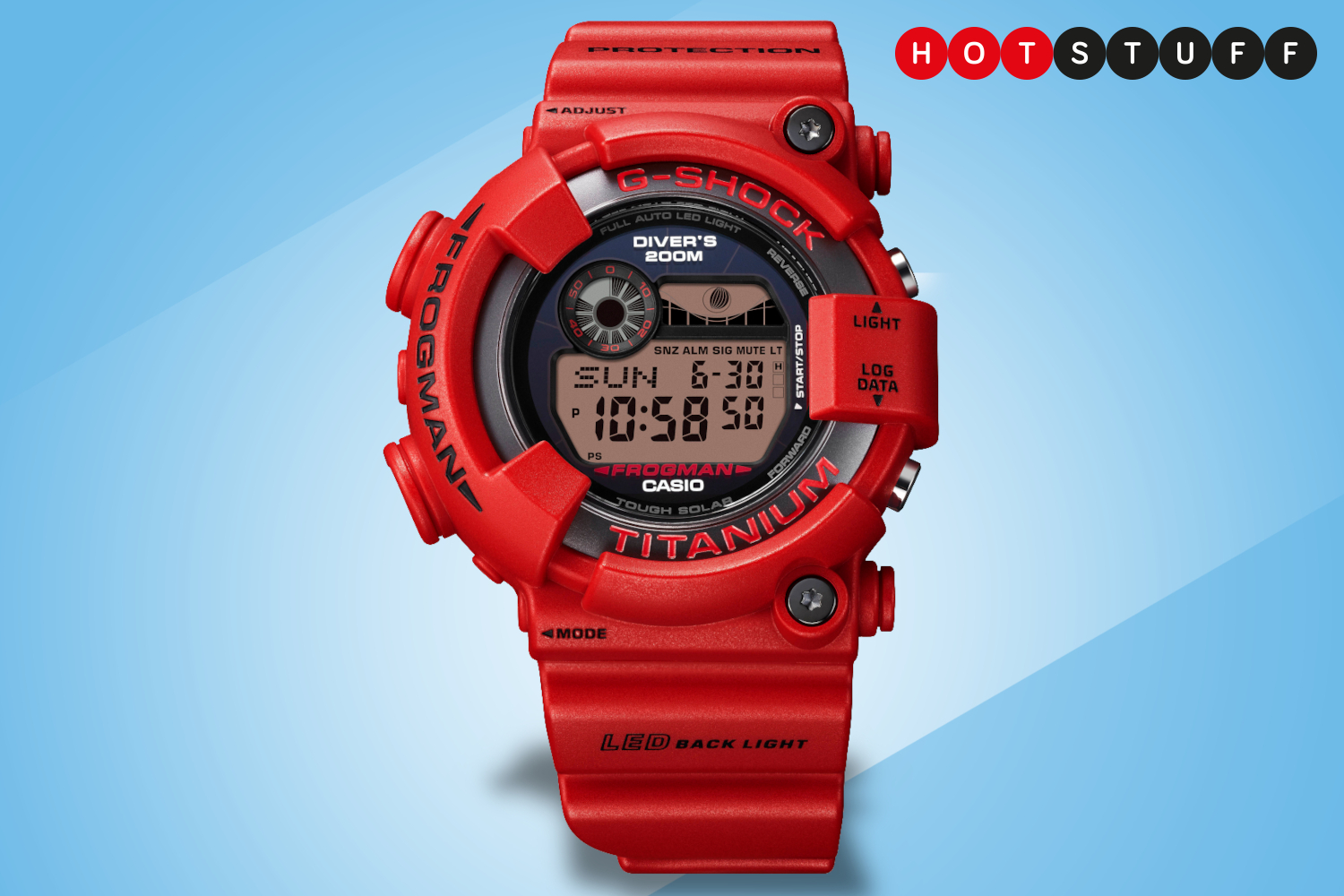 ち*2様 G-SHOCK FROGMAN リミテッドエディション G-Shock-Red-Frogman