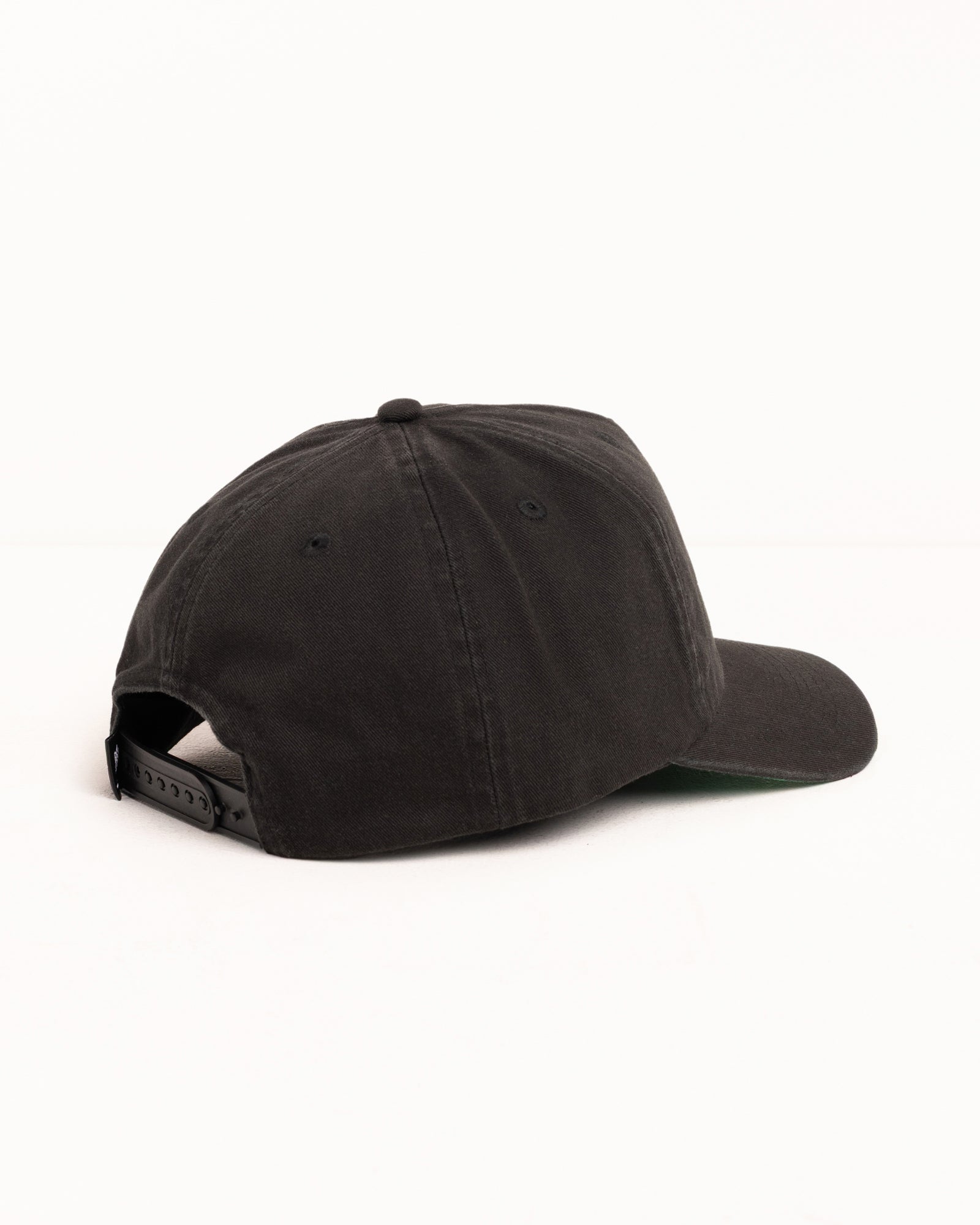 Mid-Depth Big Stock Snapback – Black | Headwear | Stüssy