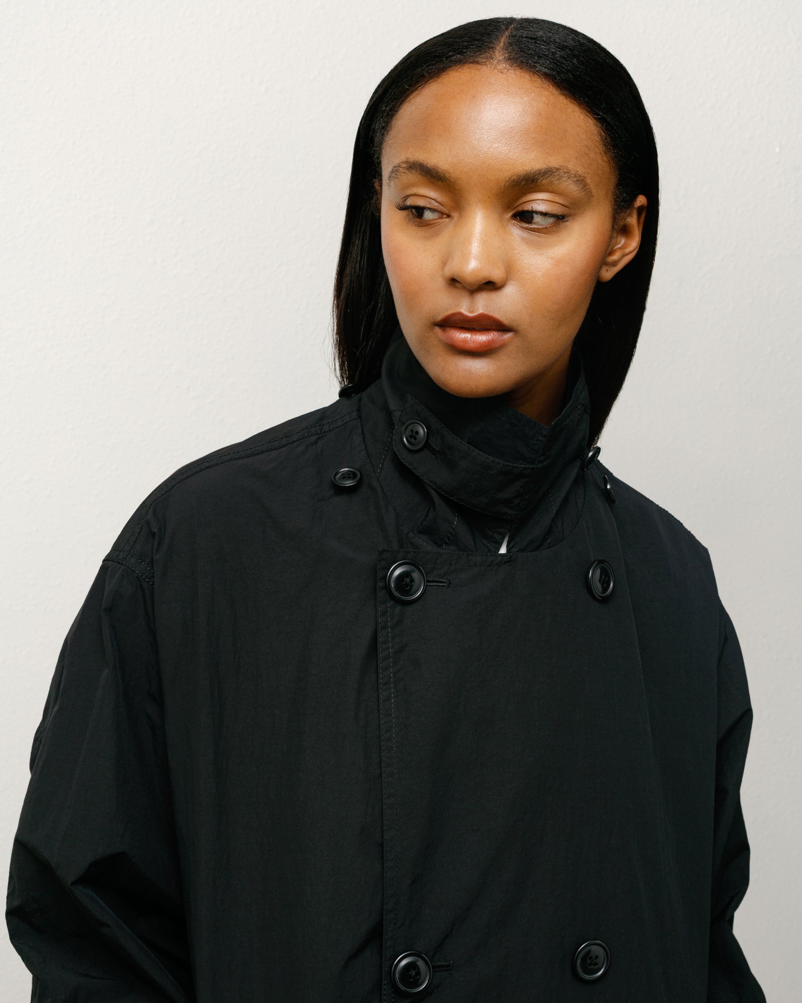Lightweight Surfman Trench – Black | Outerwear | Stüssy
