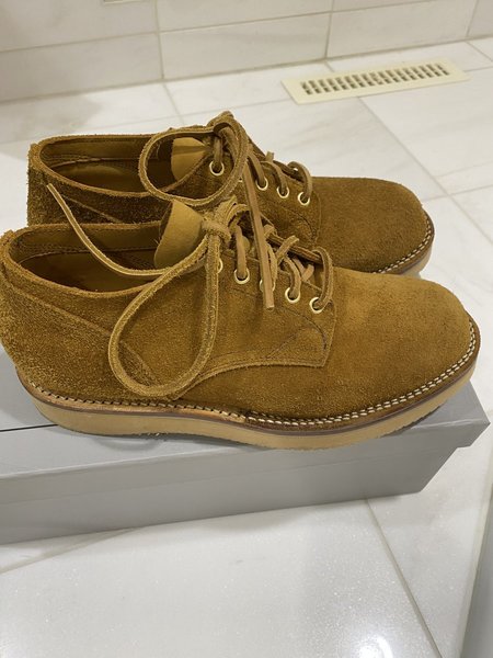 Viberg 145 Oxford size 7.5 in Wheat Rough Out “Japan Collection