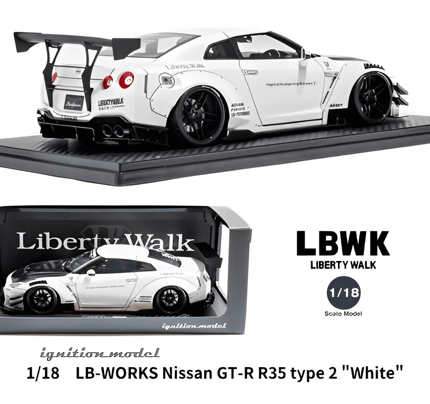 1/18スケール ignition model「LB-WORKS Nissan GT-R R35 Type2