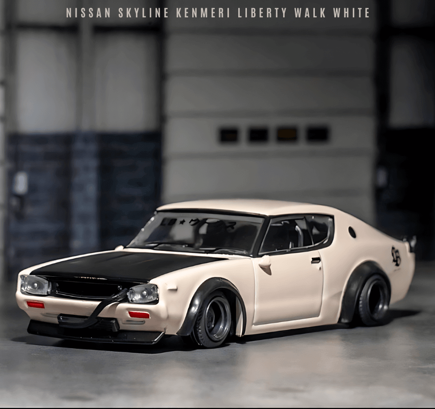 1/64スケール MINI GT「日産スカイライン・ケンメリ リバティー