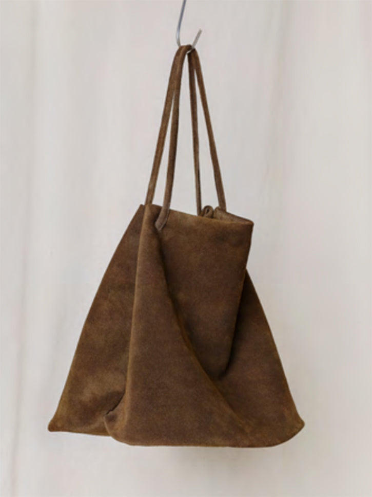 Gabriela Coll No. 17 Hoof Bag, Brown Suede | Stand Up Comedy