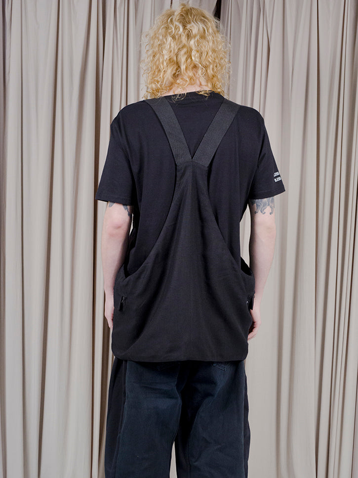 Bless/Stand Up Comedy Demimoore Bag, Black Linen | Stand Up Comedy