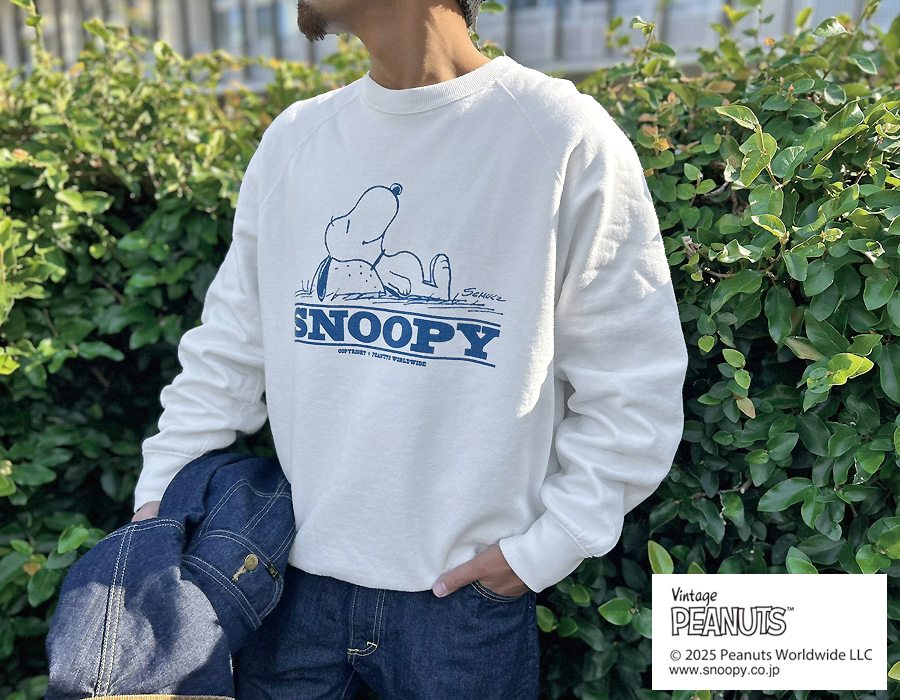 SNOOPY / Standard California Cozy Monday Crew Sweat. ｜ STANDARD