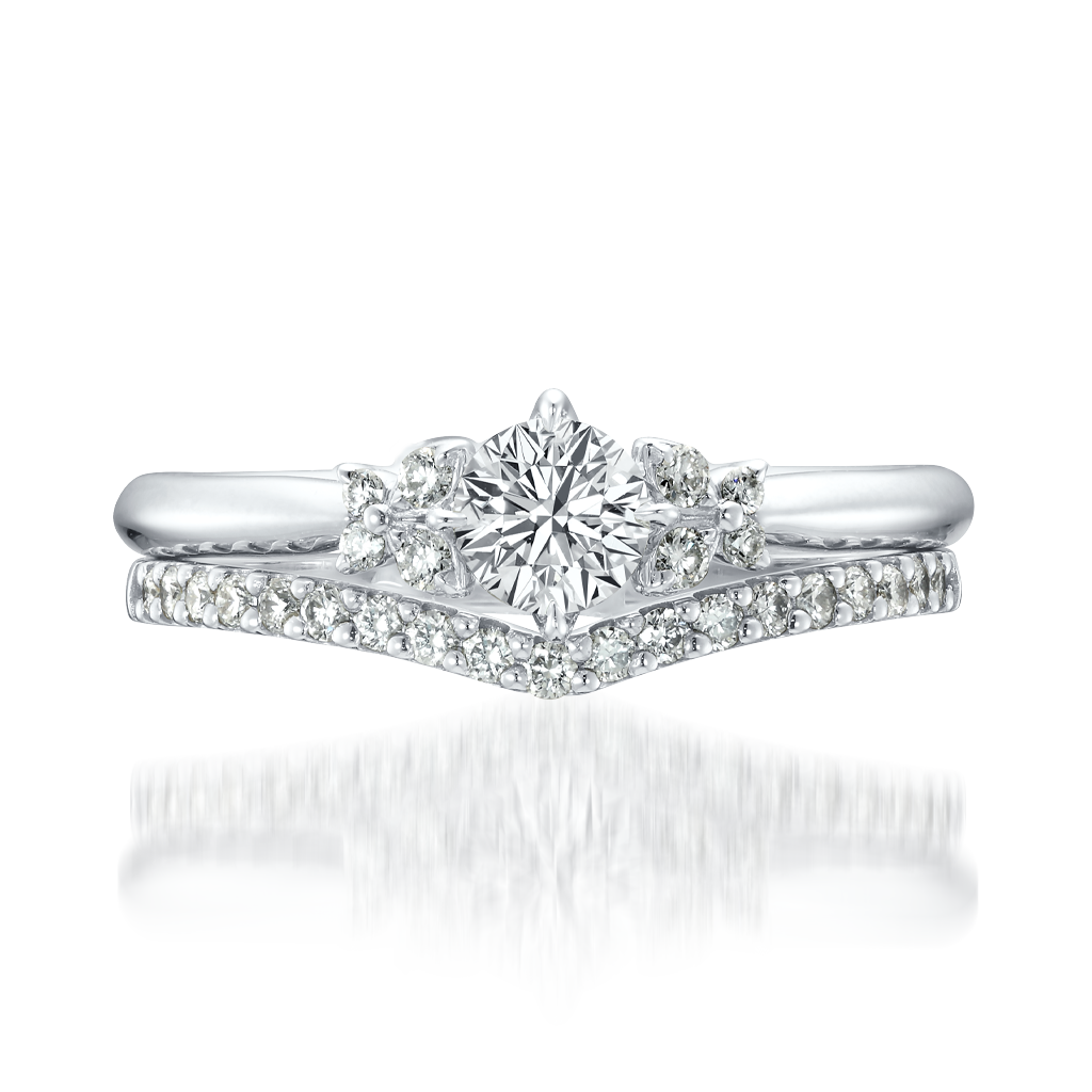 Butterflies |セットリング(婚約指輪・結婚指輪)