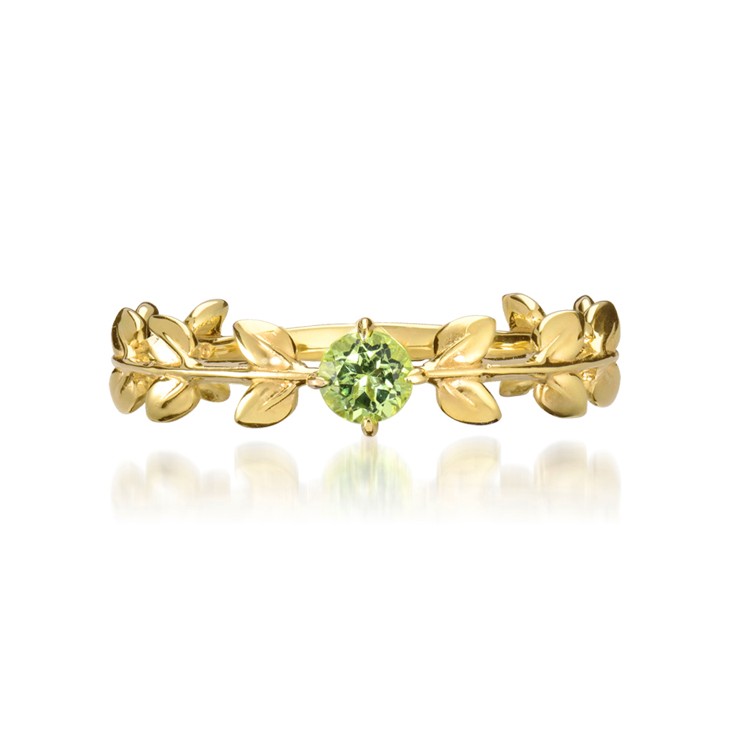 PERIDOT LEAF RING(2JR0593)K10 リング｜スタージュエリー公式