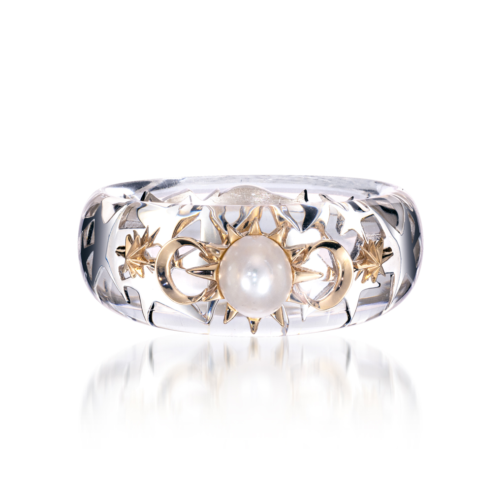 CLEAR CELESTIAL RING(2SR1510)SV925/K10 リング｜スタージュエリー