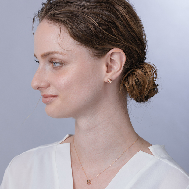 TWO UNIVERSE DIAMOND PIERCED EARRINGS(2ZP1466)K18 ピアス｜スター