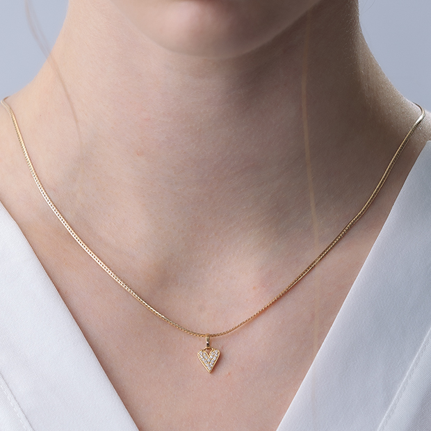 CONNECT WITH LOVE CHARM(S)(2ZC1029)K18 チャーム｜スタージュエリー