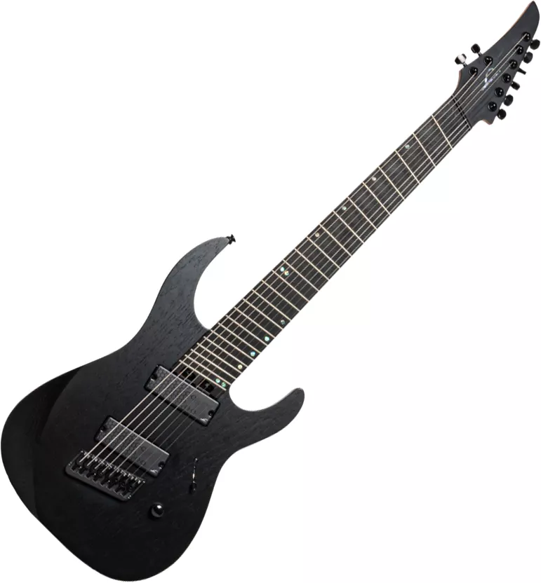 Legator Ninja Performance N8FP - stealth black Multi-scale guitar