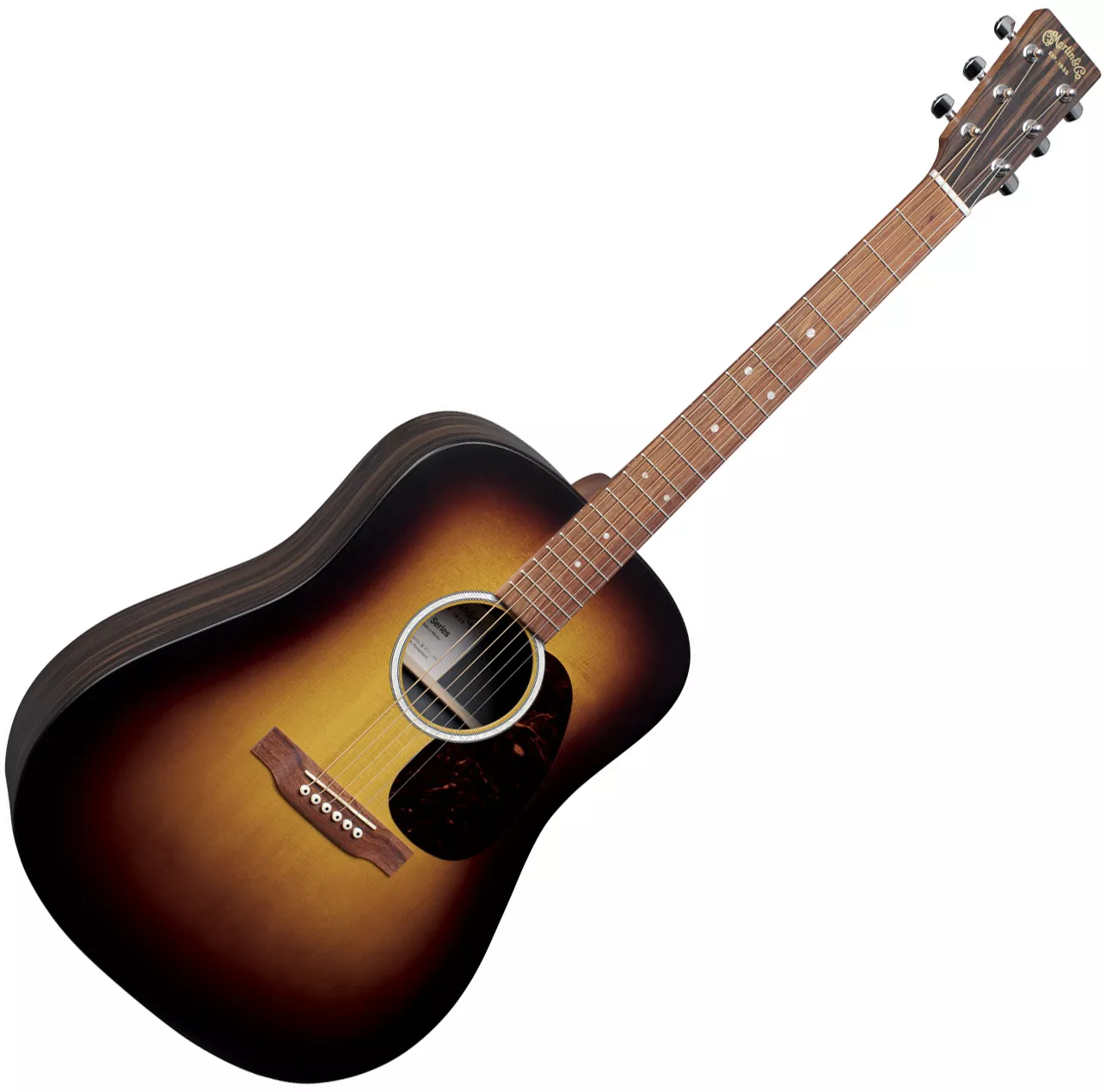 Martin D-X2E Burst - sunburst Folk guitar