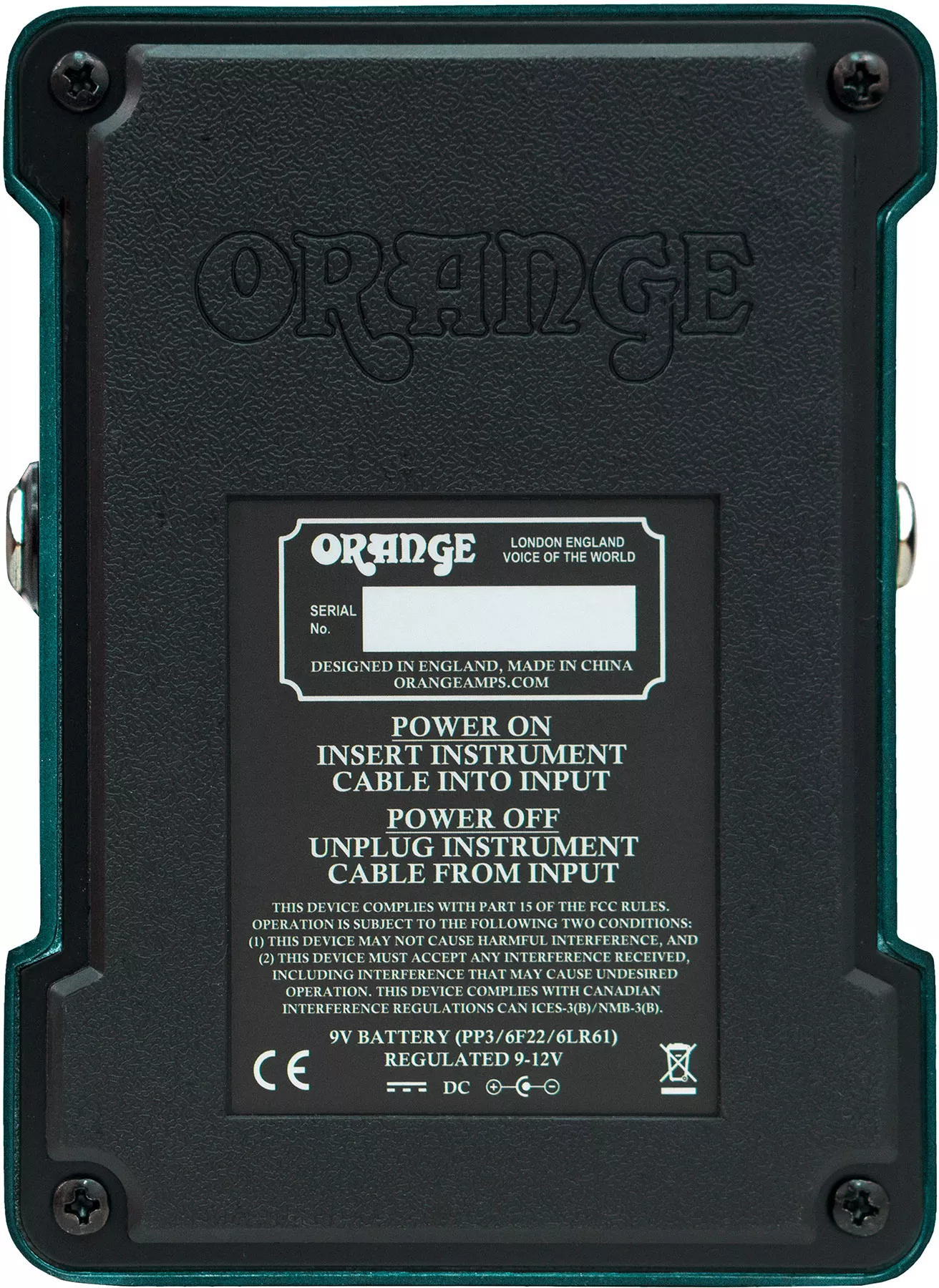 Orange Fur Coat Fuzz Octave Overdrive, distortion & fuzz effect pedal