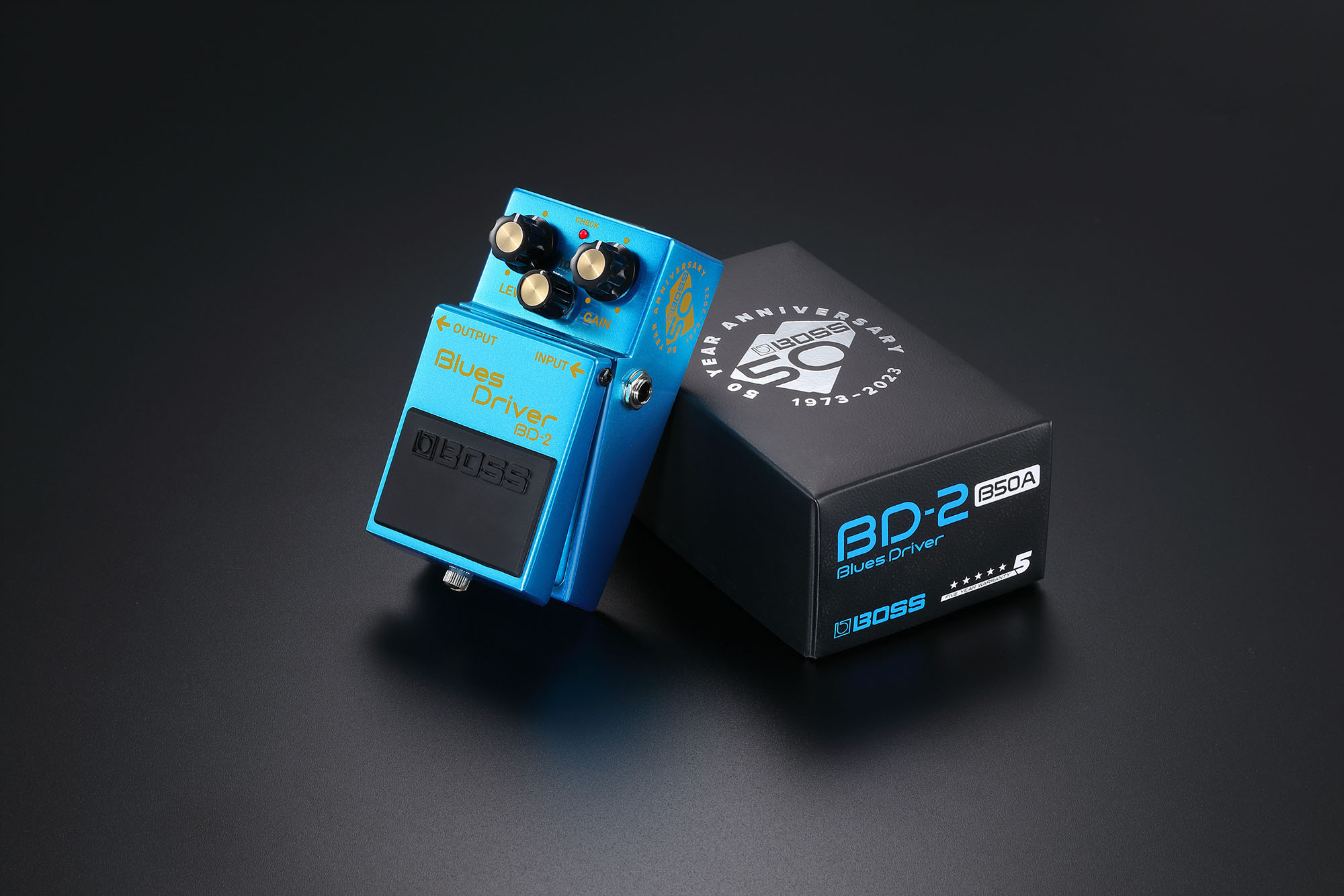 Boss BD-2-B50A Blues Driver 50th Anniversary Overdrive, distortion