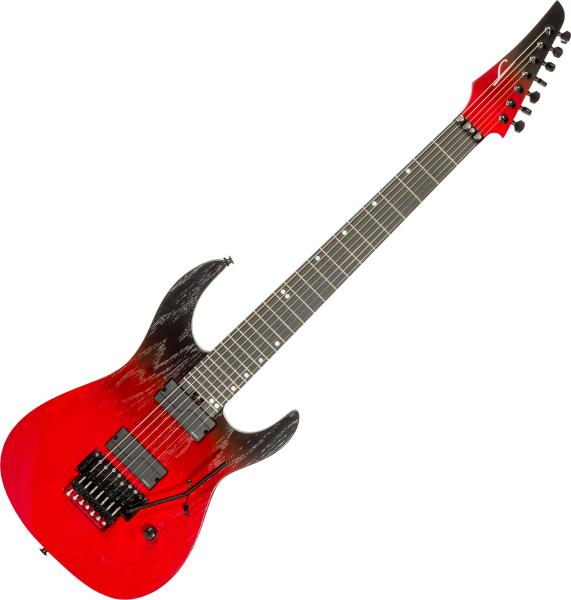 Legator Ninja N7FR - crimson 7 string electric guitar