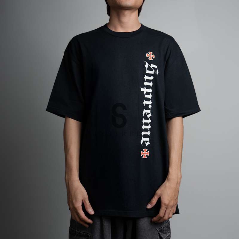 Supreme 木村拓哉着用 supreme Split Tee ブラックMサイズ Split Tee
