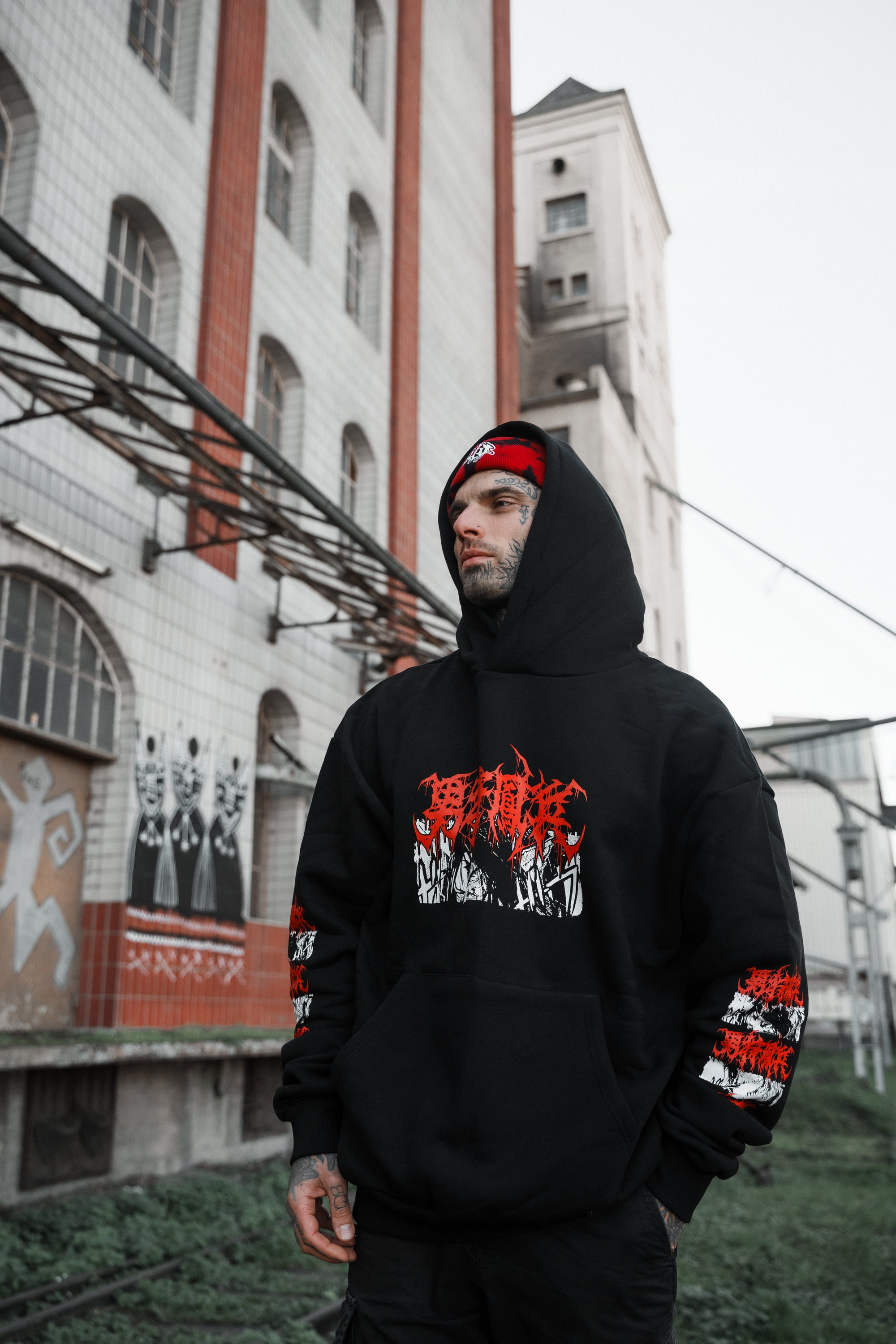 Samurai Demon - Oversized Hoodie