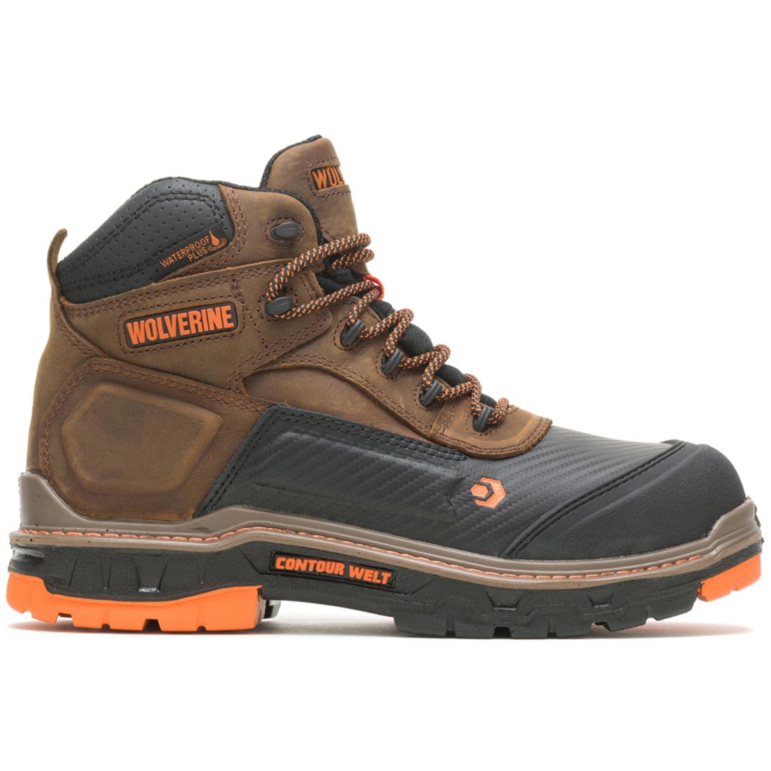 Wolverine Overpass 6in CarbonMax WP Boot – Steel Toes